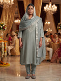 Sage Gray Pajami Suit - 0097